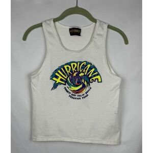 Vintage Wild Thunder Beach Tank Top Womens XS/S Kids L Hurricane Point Baby Tee